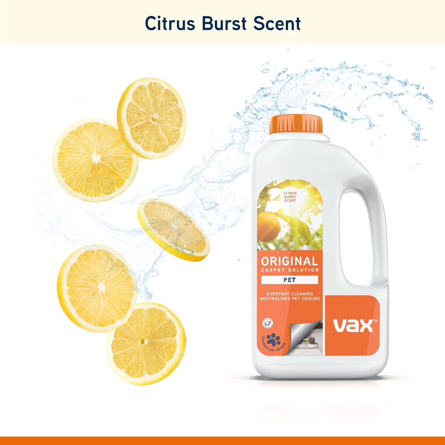 Vax Original 1.5L Carpet Cleaner Solution | Suitable for Everyday Cleaning | Neutralises Pet Odours -1-9-142054 1.5 l (Pack of 1)