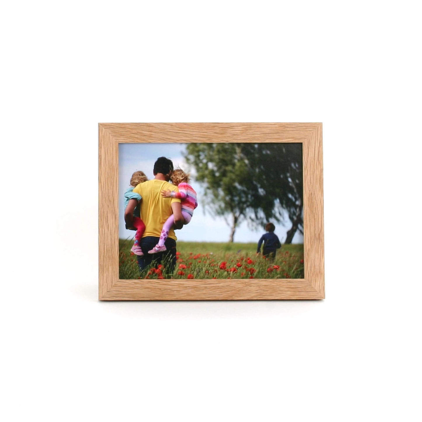 Wall Space 8x6 Oak Frame | Light Oak 8x6 Photo Frames | SOLID OAK Picture Frames 6x8 | 8 x 6 Inch Oak Photo Frame | Wooden 8x6 Photo Frames with REAL GLASS | 8x6 Wooden Frame | 8x6 Frame | 6x8 Frame Regular Frame Oak