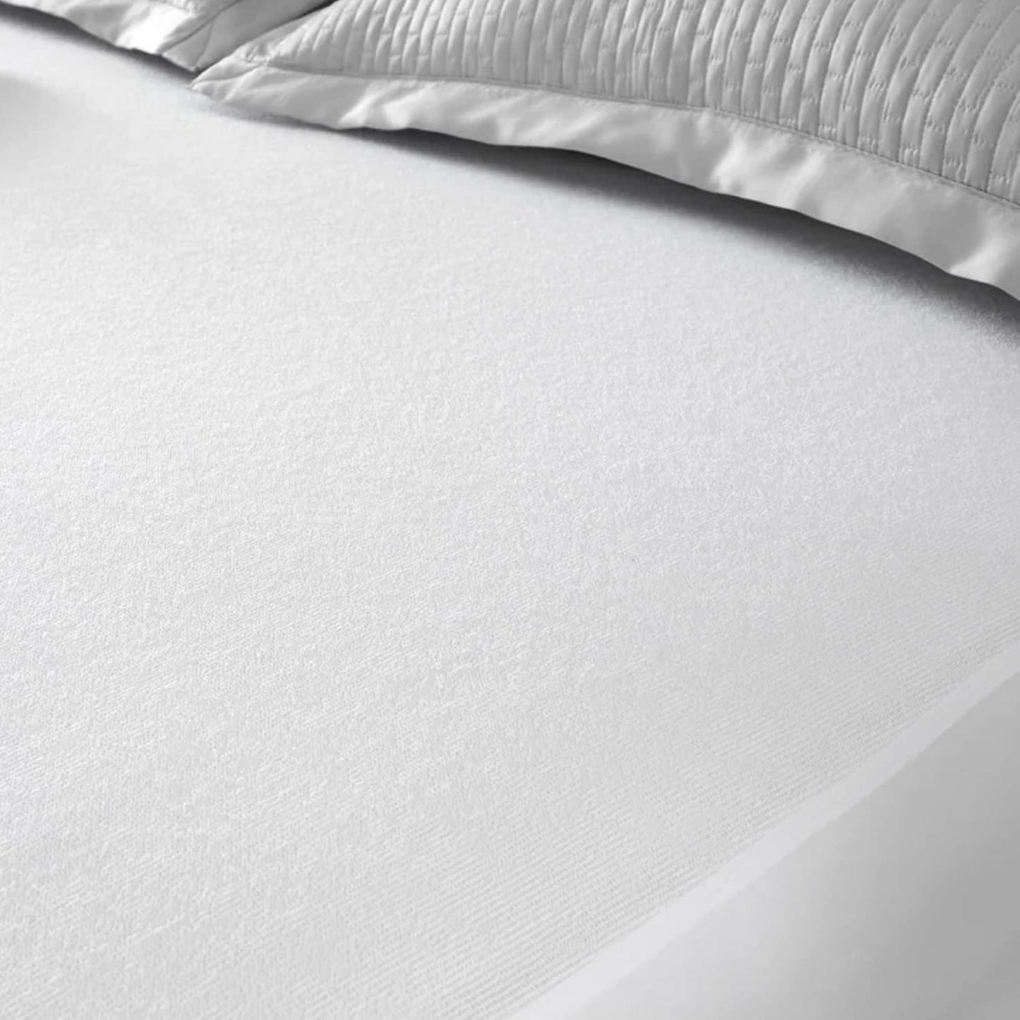 Sunshine Comforts Cotton Waterproof Mattress Protector Single- Ultra-Soft, Breathable Single Washable Waterproof Bed Sheet Non-Noisy & Super Absorbent Extra Deep Mattress Protector Waterproof Single Single (91 x 193+30)