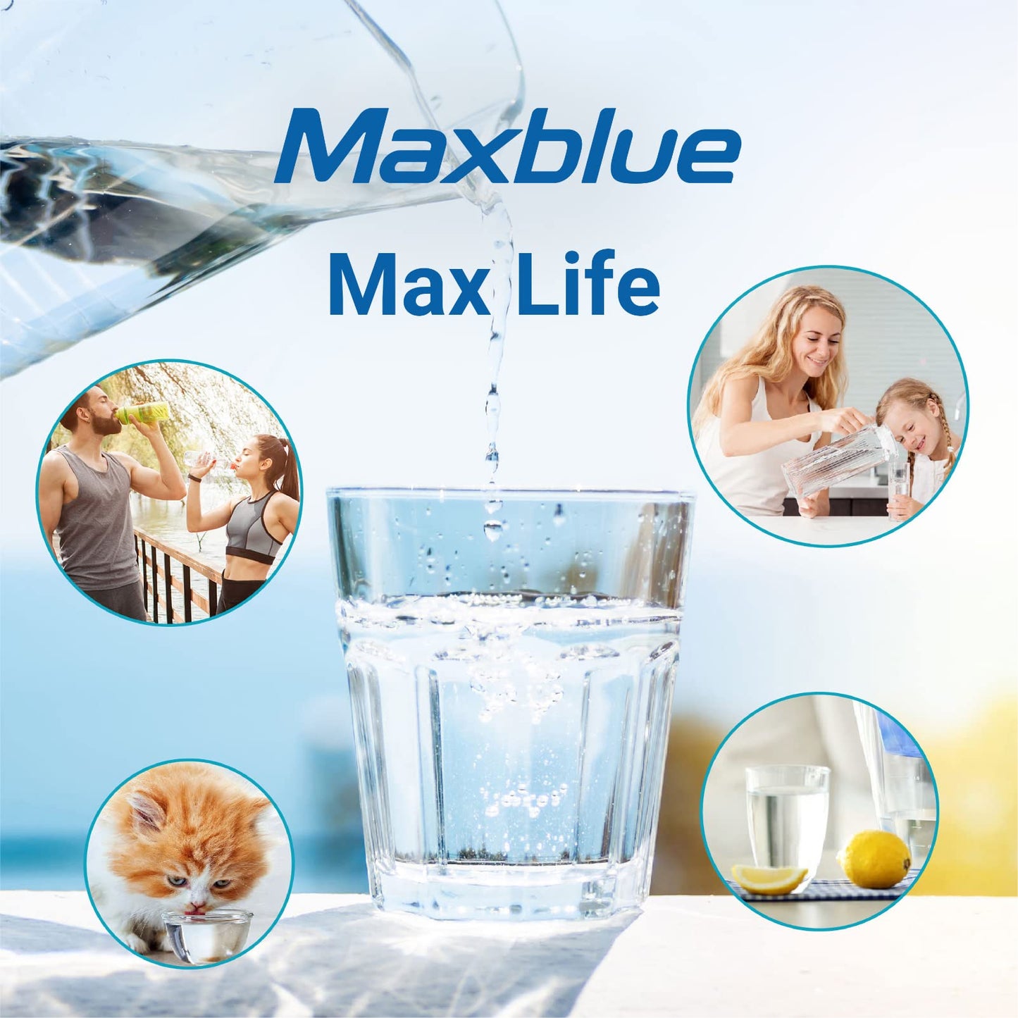 2X Maxblue DA29-00020B Fridge Water Filter, Compatible with Samsung DA29-00020B, HAF-CIN EXP, DA29-00020A, DA29-00019A, DA97-08006, DA97-08043ABC, Kenmore 46-9101, AP5271937, REFSVC, HDX-FMS-2 2 Count (Pack of 1)