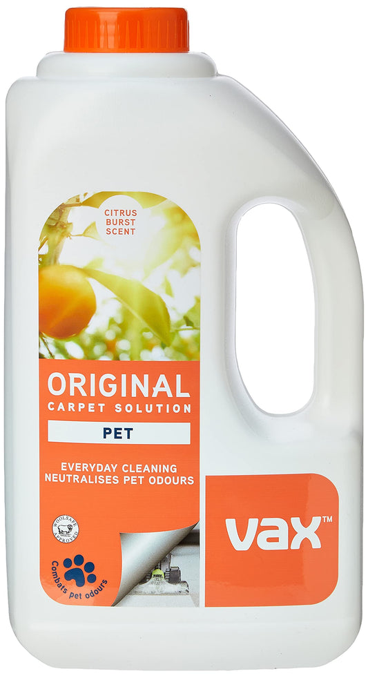 Vax Original 1.5L Carpet Cleaner Solution | Suitable for Everyday Cleaning | Neutralises Pet Odours -1-9-142054 1.5 l (Pack of 1)