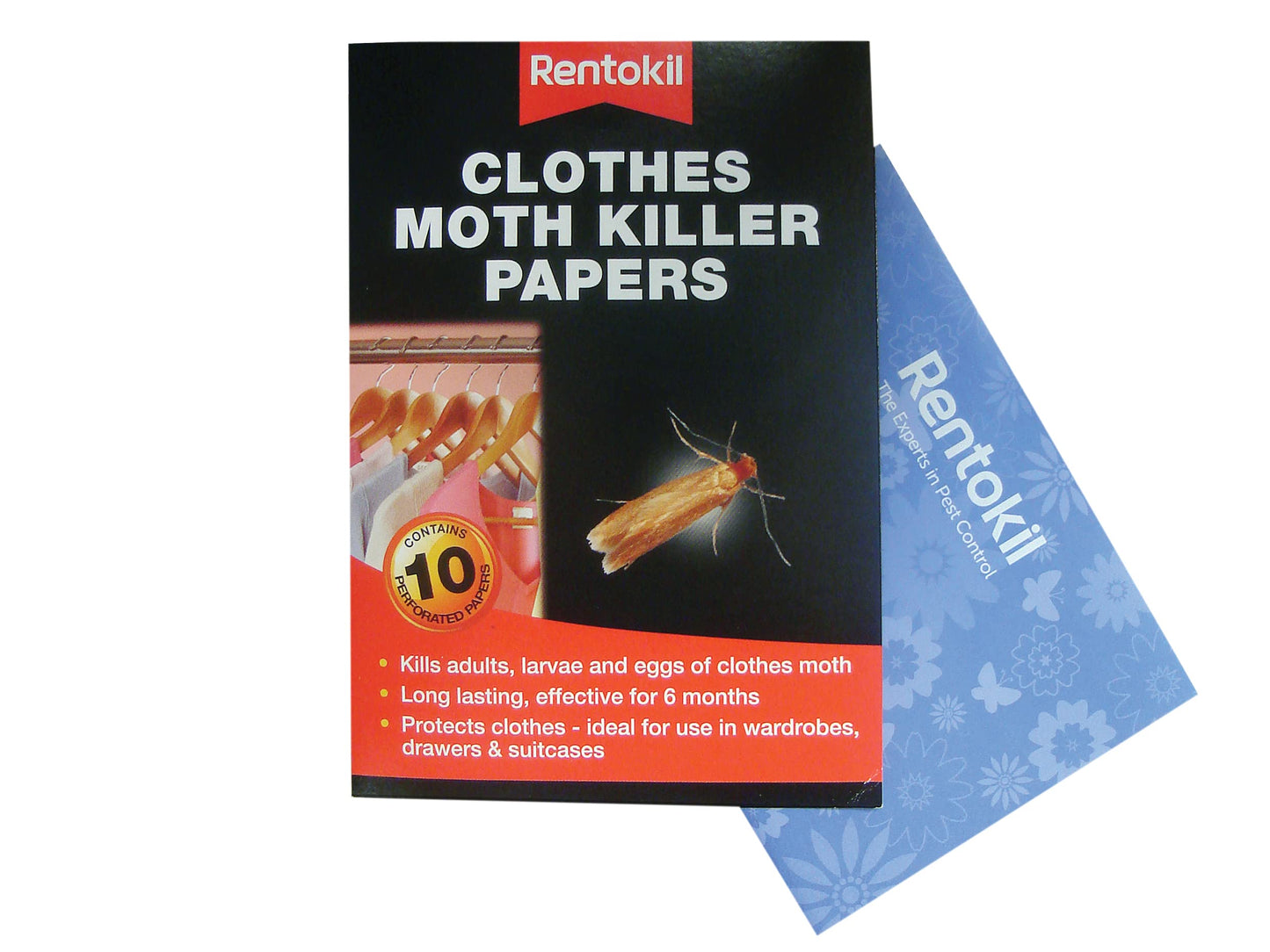 Rentokil R.KIL MOTH KILL PAPERS PK10 FA115 1 Multi-Color