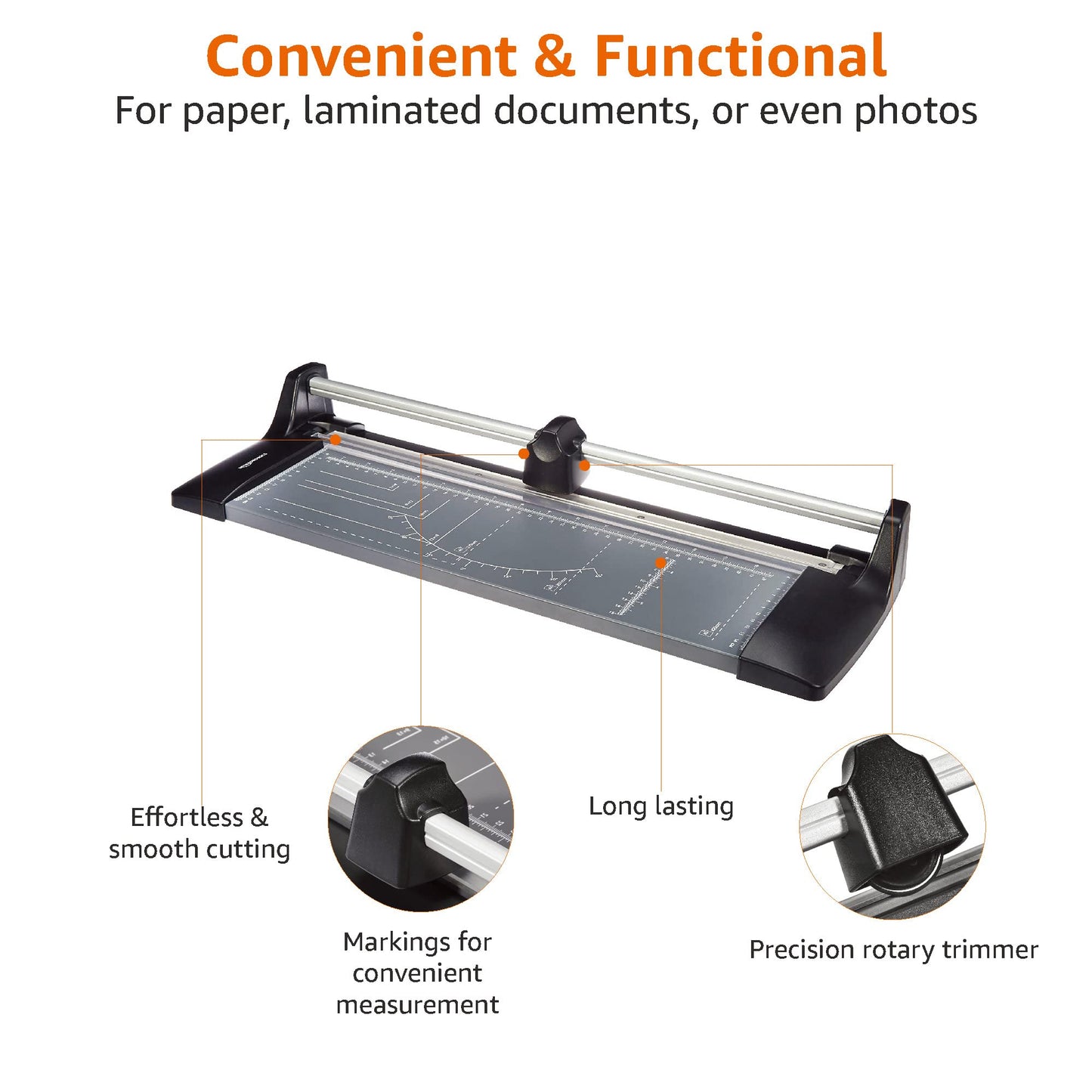 Amazon Basics Rotary Paper Trimmer – A3