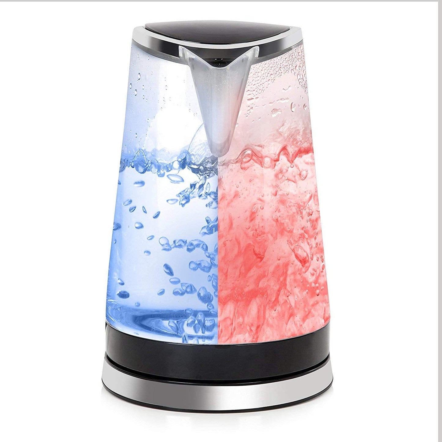 Tower T10012 LED Colour Changing Kettle, 1.7L, 2200W, Black