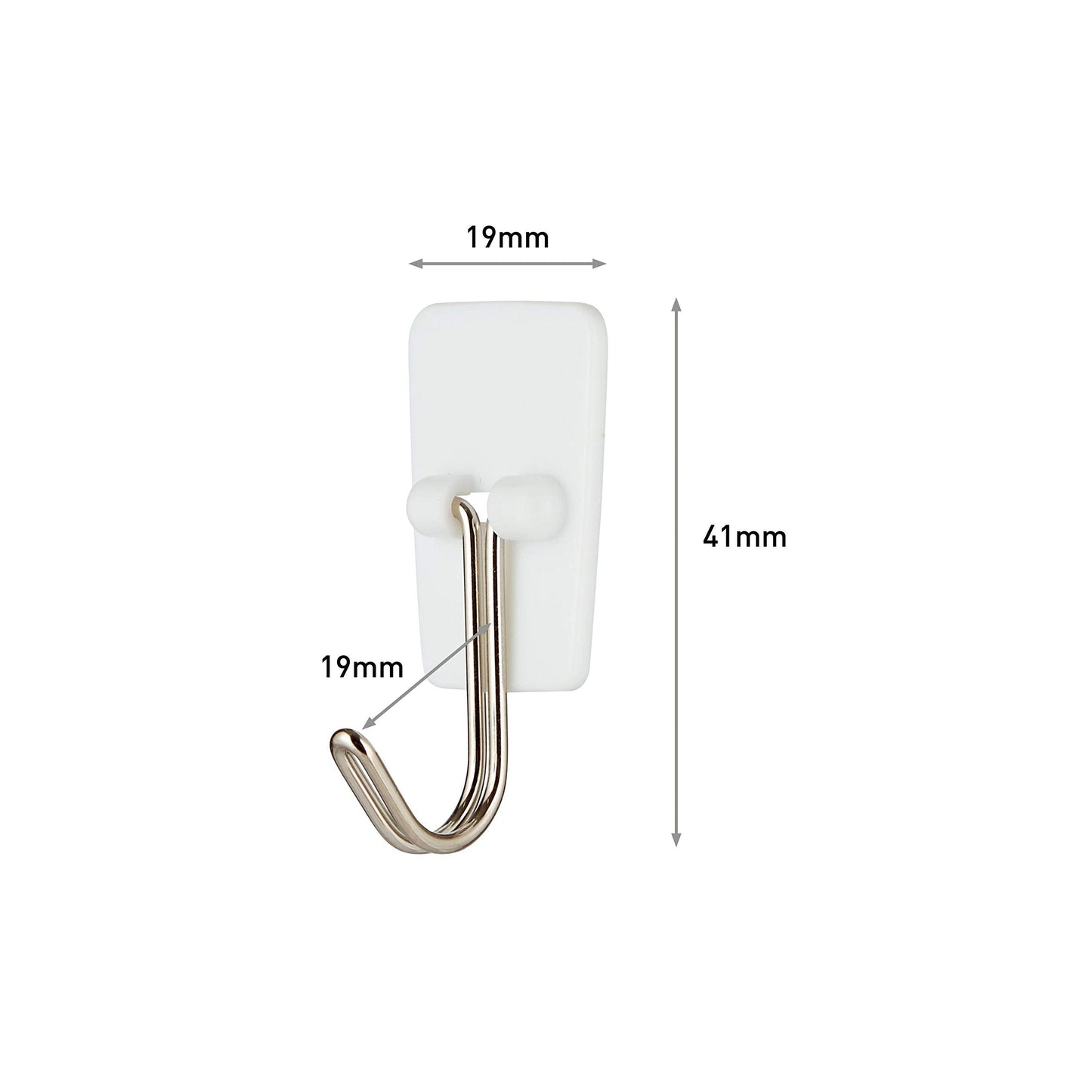 Command Small Wire Hooks, White, Value Pack of 9 Hooks and 12 Adhesive Strips - Suitable for Hanging Kitchen Utensils up to 225 g