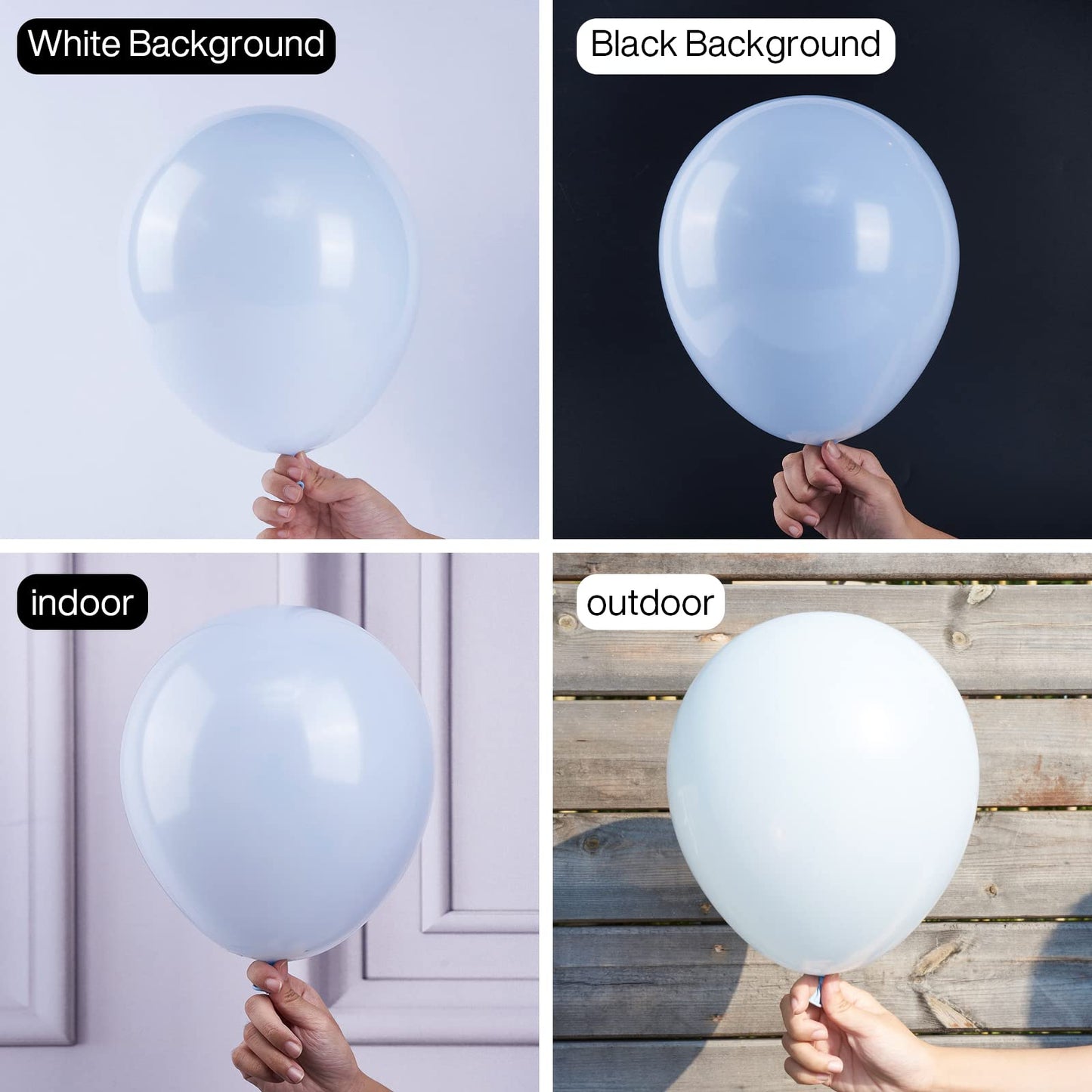 PartyWoo Pastel Blue Balloons, 50 pcs 12 Inch Pale Blue Balloons, Blue Balloons for Balloon Garland Balloon Arch as Birthday Party Decorations, Wedding Decorations, Baby Shower Decorations, Blue-Q13