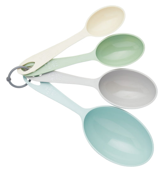 Colourworks Scoop-Shaped Plastic Measuring Cups - 'Classics' Colours (Set of 4) Classics 9 x 25.5 x 6.5 cm