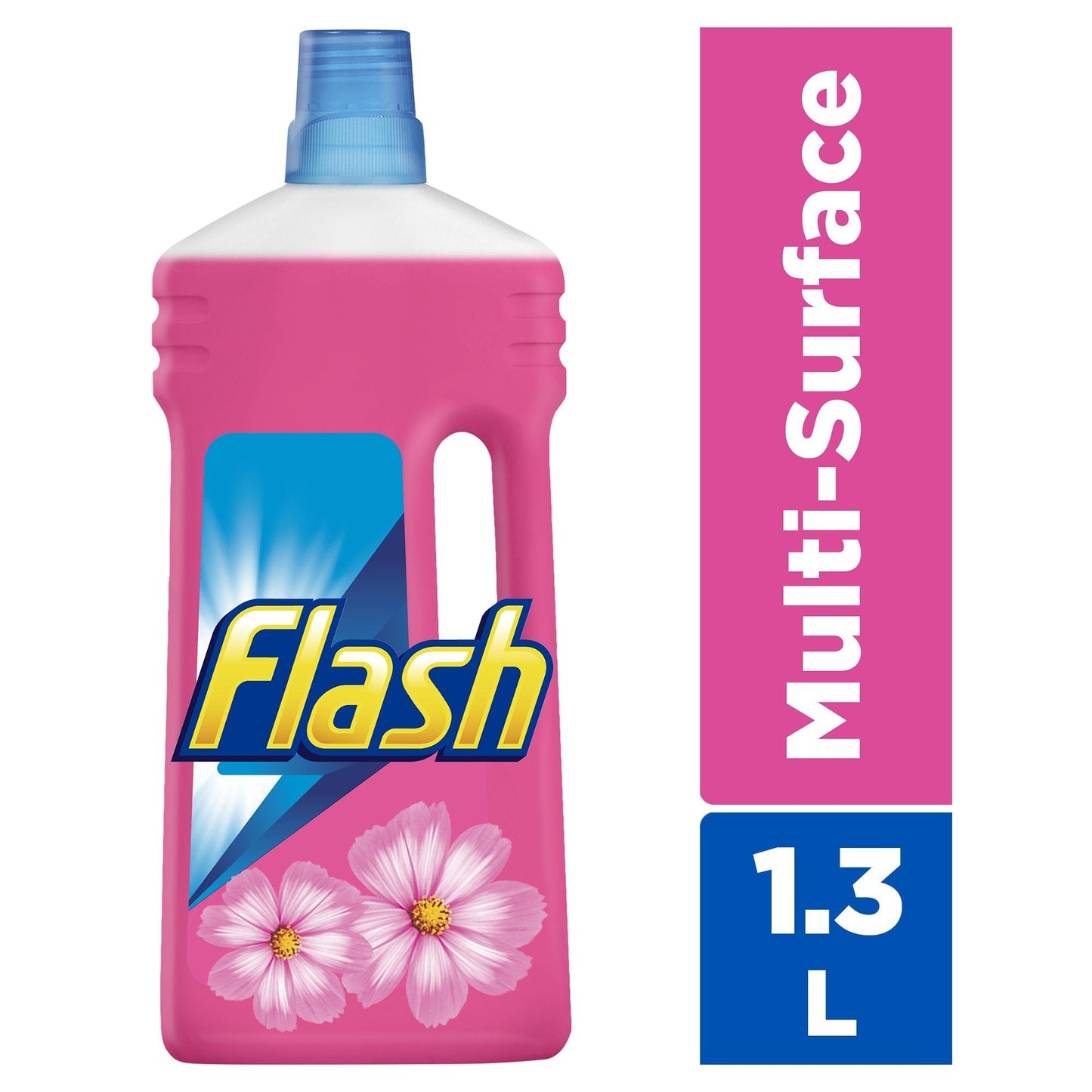 Flash All Purpose Multi Surface Cleaner, Floor Cleaner Liquid, Cherry Blossom, 7.8 Litres (1.3 L x 6) 1.3 L x 6