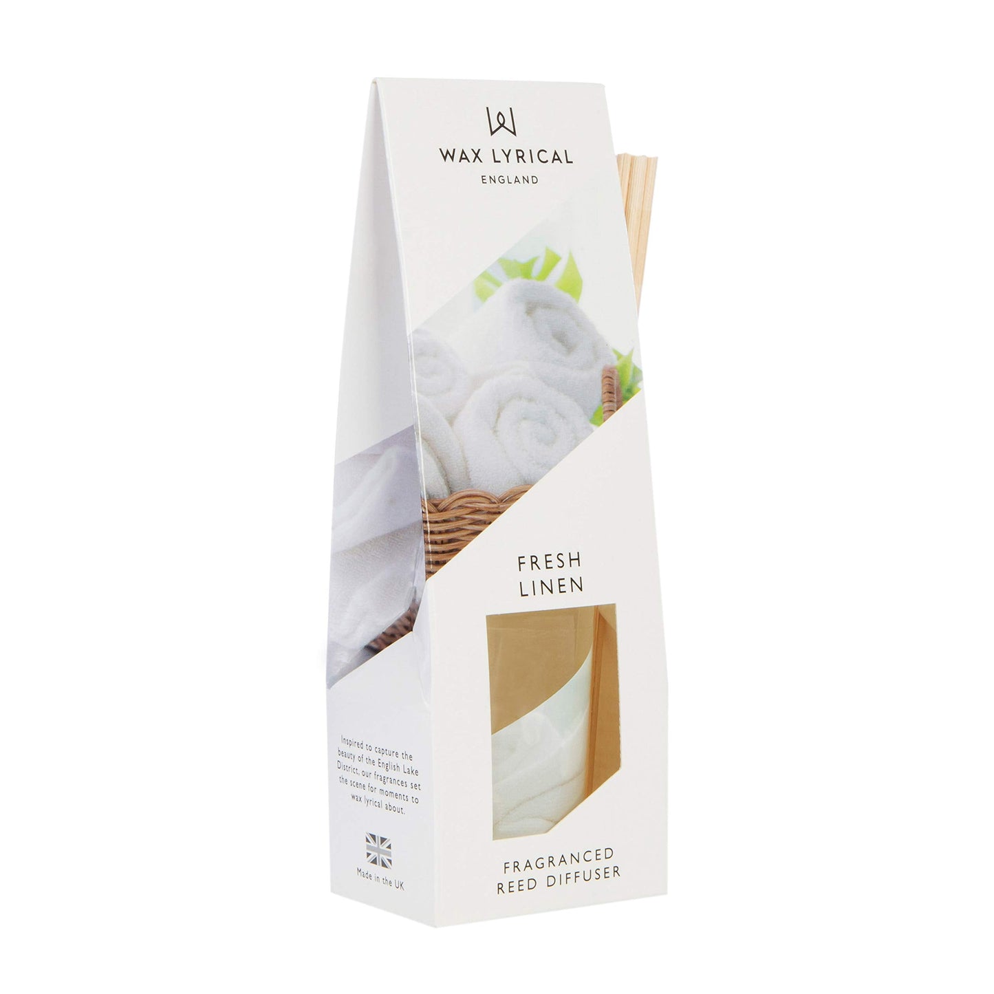 Wax Lyrical Fresh Linen, 40ml Reed Diffuser