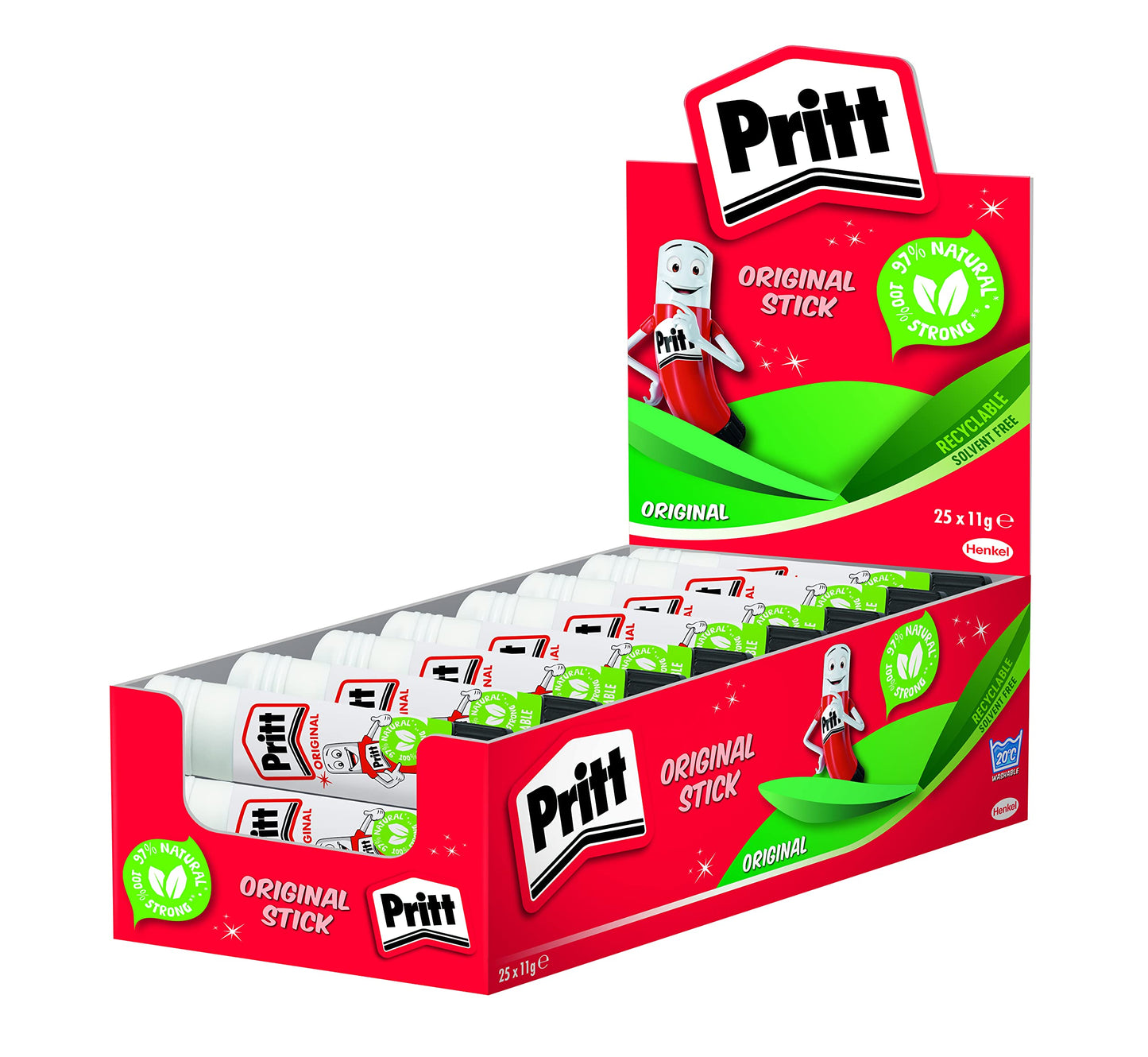 Pritt Display Glue Stick, 11 g - Pack of 25