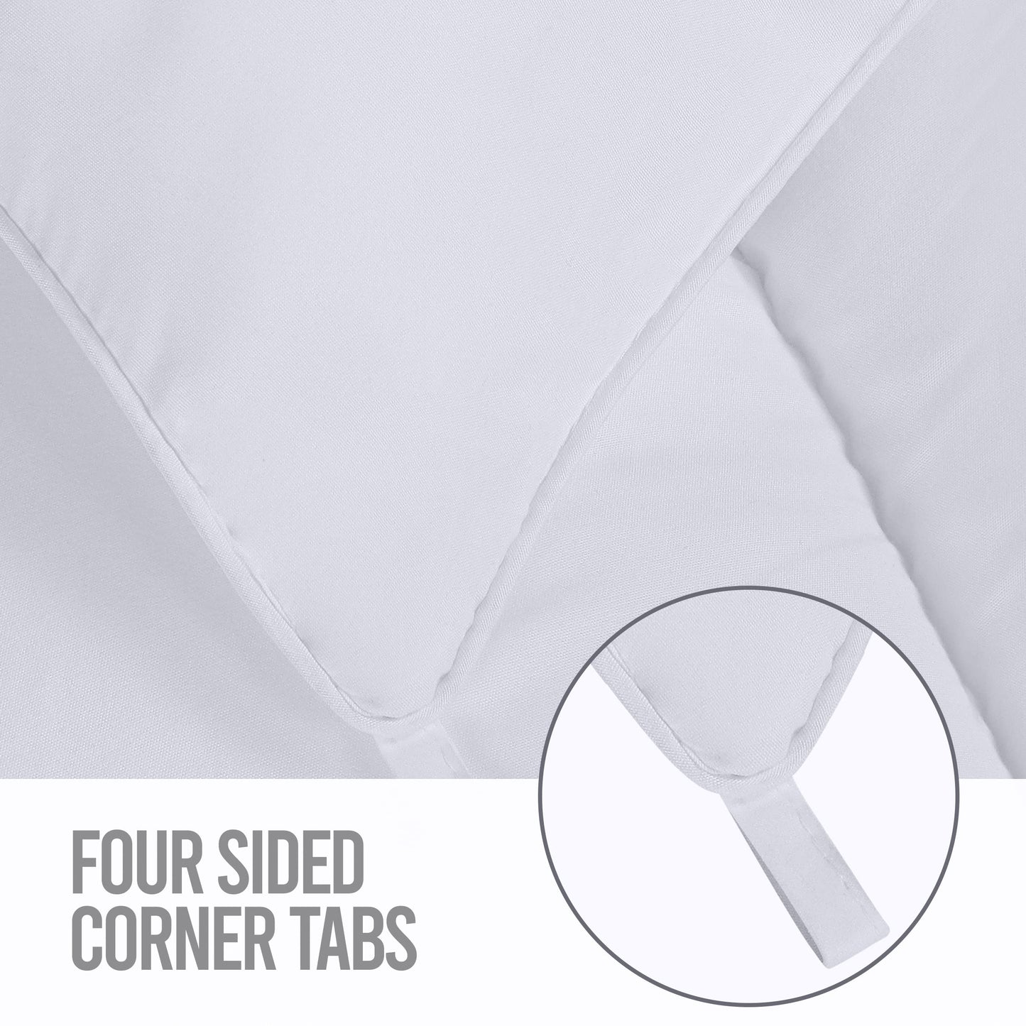 Utopia Bedding Lightweight 4.5 Tog Double Size Duvet with Corner Tabs, Microfiber Soft Breathable Duvet, Box Stitched Down Alternative Quilt 200x200 cm (White) White 4.5 Tog - Double