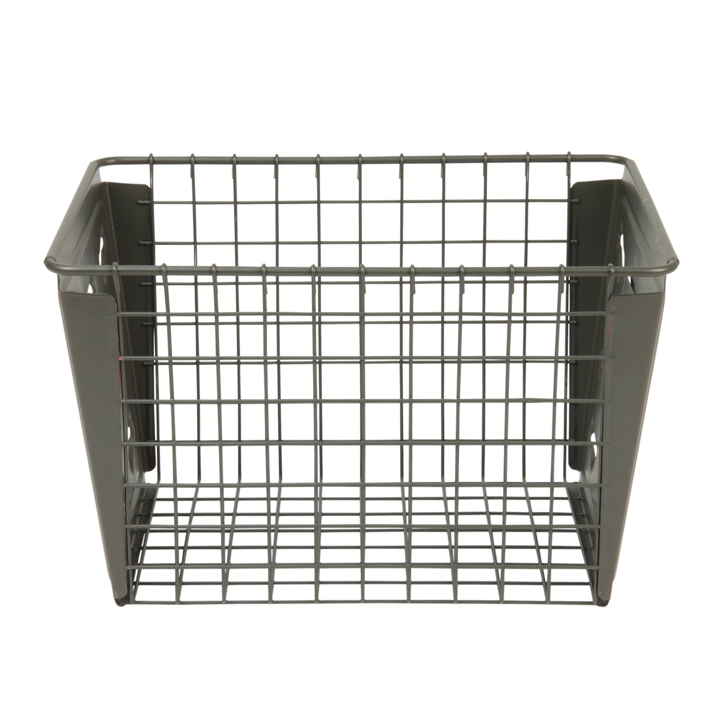 Spectrum Diversified Steel Bin Bone Design, Pet Accessory Rust-Resistant Finish, Dog Toy Organization & Storage, Industrial Gray, M Bones Basket