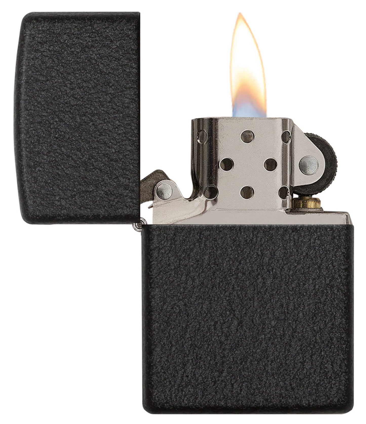 Zippo Black Crackle Lighter - Black Crackle Regular 1 - Pack