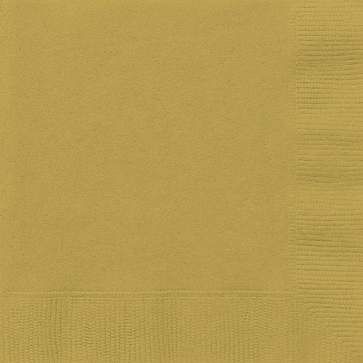 Unique 33242 Solid Luncheon Napkins | Classic Gold Color Theme | 50ct, 50 Count (Pack of 1)