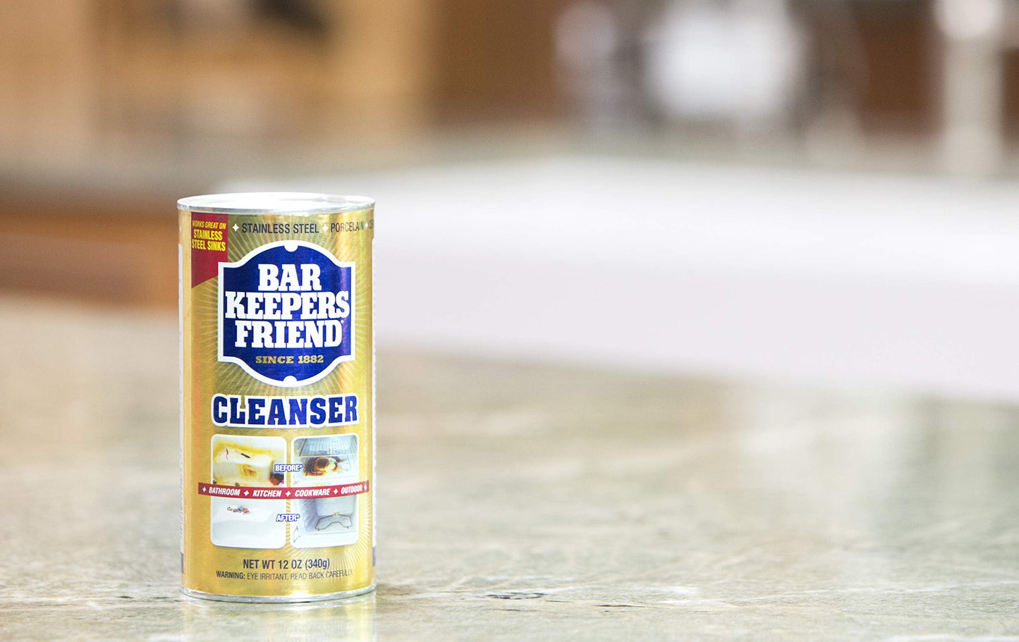 Bar Keepers Friend Cleanser & Polish: 12 OZ