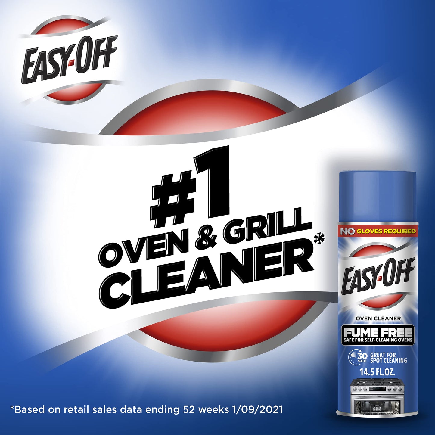 Easy-Off Fume Free Oven Cleaner, Lemon 14.5 oz Can