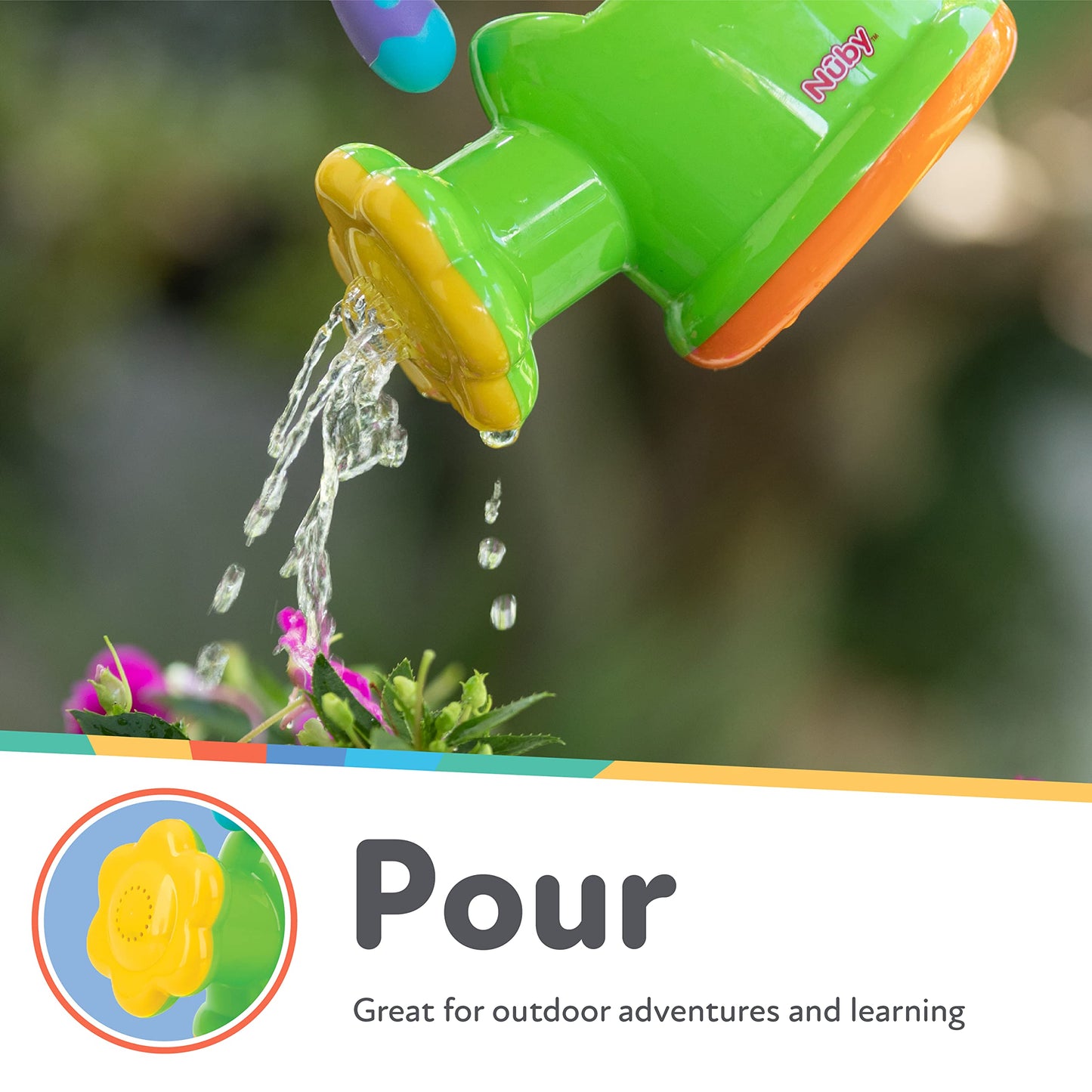 Nuby Fun Watering Can Bath Toy single