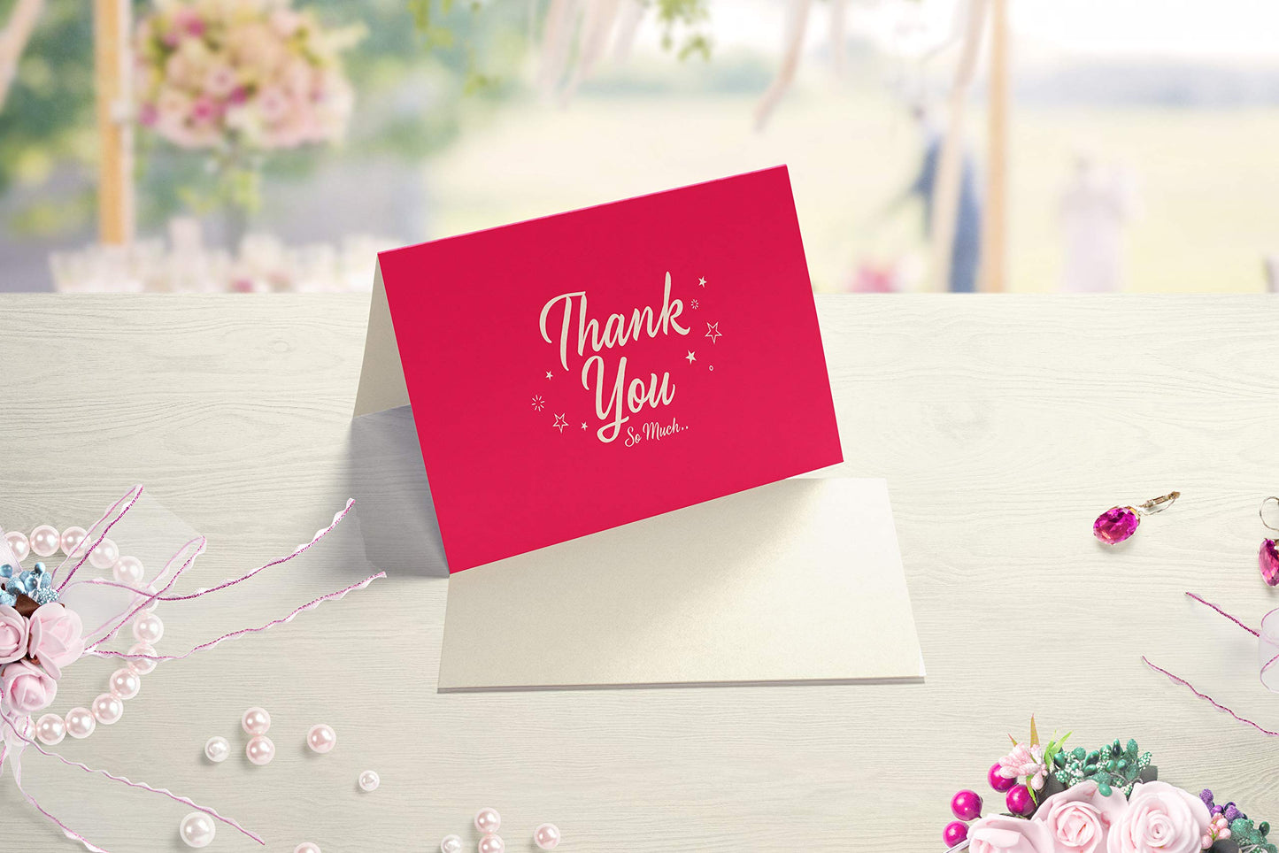 48 Thank You Cards Multipack - Thank You Notes with Envelopes and Bonus Silver Stylus Pen. ***Upgraded Envelopes With Glue Seals Included*** multicolored