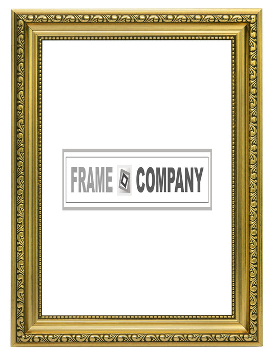 Gold 18" x 12" Ready to hang Ornate Shabby Chic Picture/Photo/Poster frame with MDF backing board and High Clarity Styrene Shatterproof Perspex Sheet - FBA - oscp-2-gld-18-12 18" x 12" Gold