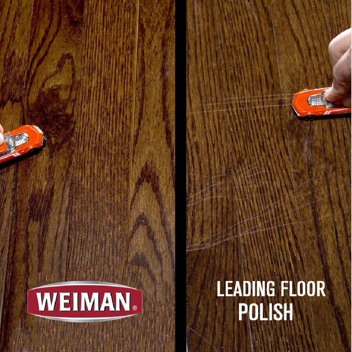 Weiman Wood Floor Polish and Restorer 32 Ounce (2 Pack) - High-Traffic Hardwood Floor, Natural Shine, Removes Scratches, Leaves Protective Layer - Packaging May Vary 946.35 ml (Pack of 2)