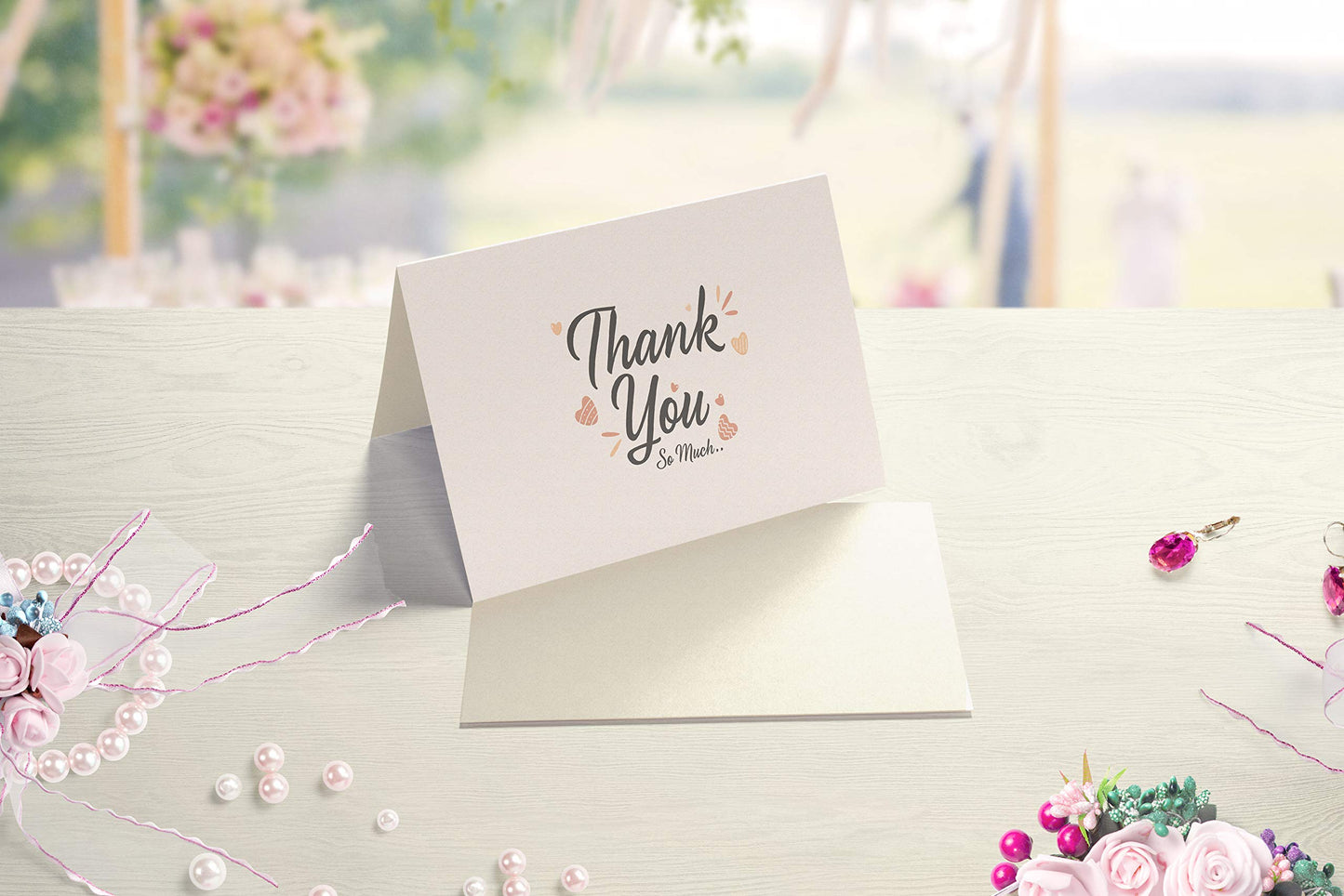 48 Thank You Cards Multipack - Thank You Notes with Envelopes and Bonus Silver Stylus Pen. ***Upgraded Envelopes With Glue Seals Included*** multicolored