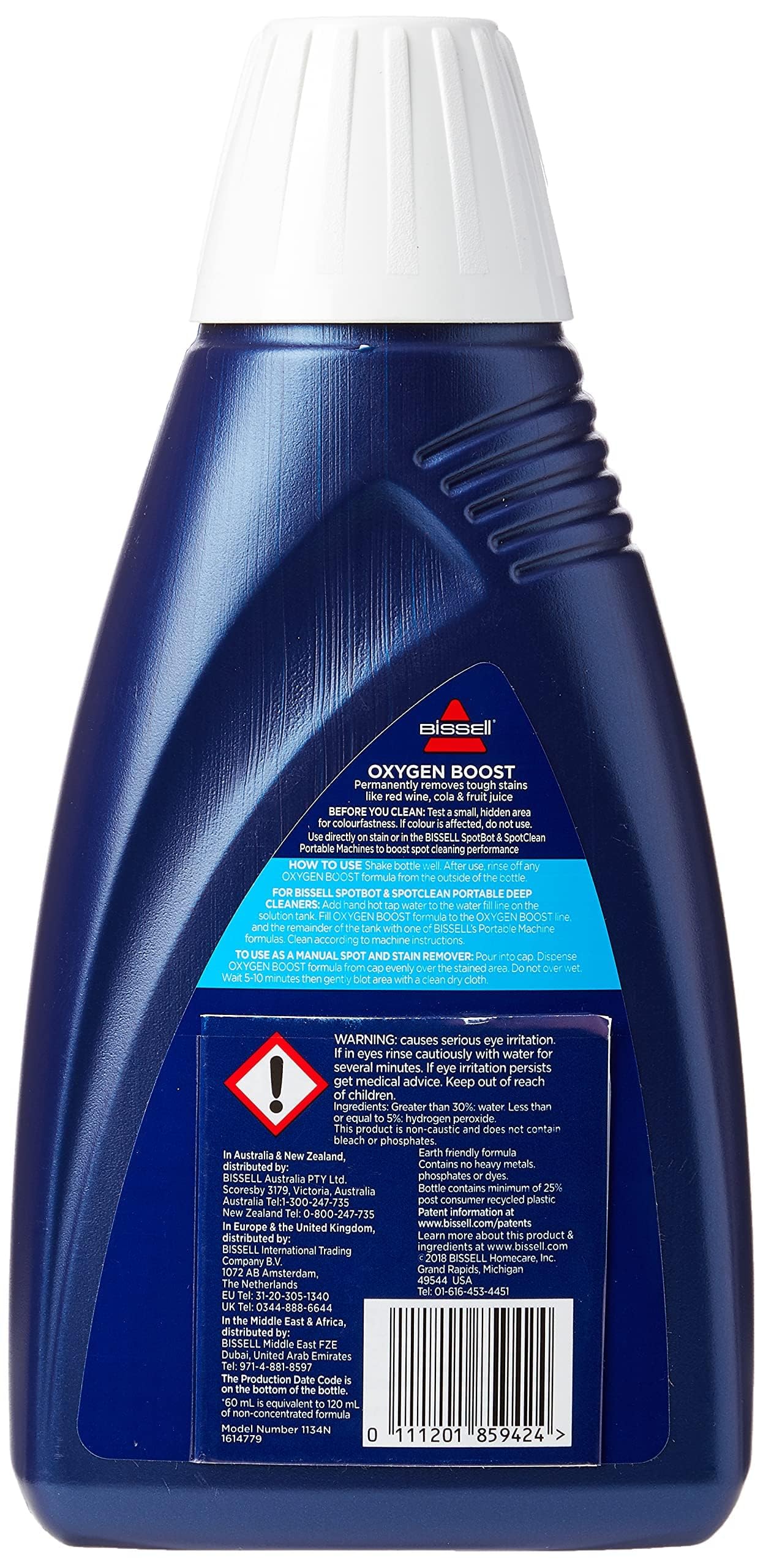 BISSELL SpotClean Oxygen Boost Formula, Nylon/A, Double Concentrate