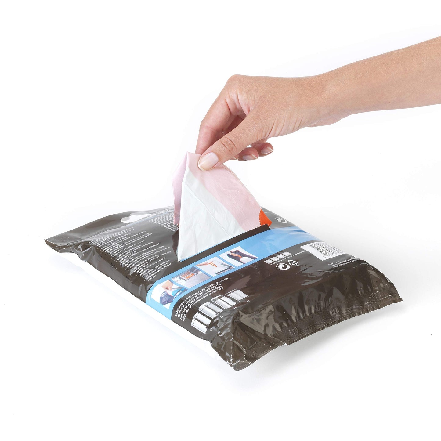 Brabantia Smartfix Bin Liners, Size B, 5 Litre - 60 Bag Dispenser Pack Size B (5 Litre)