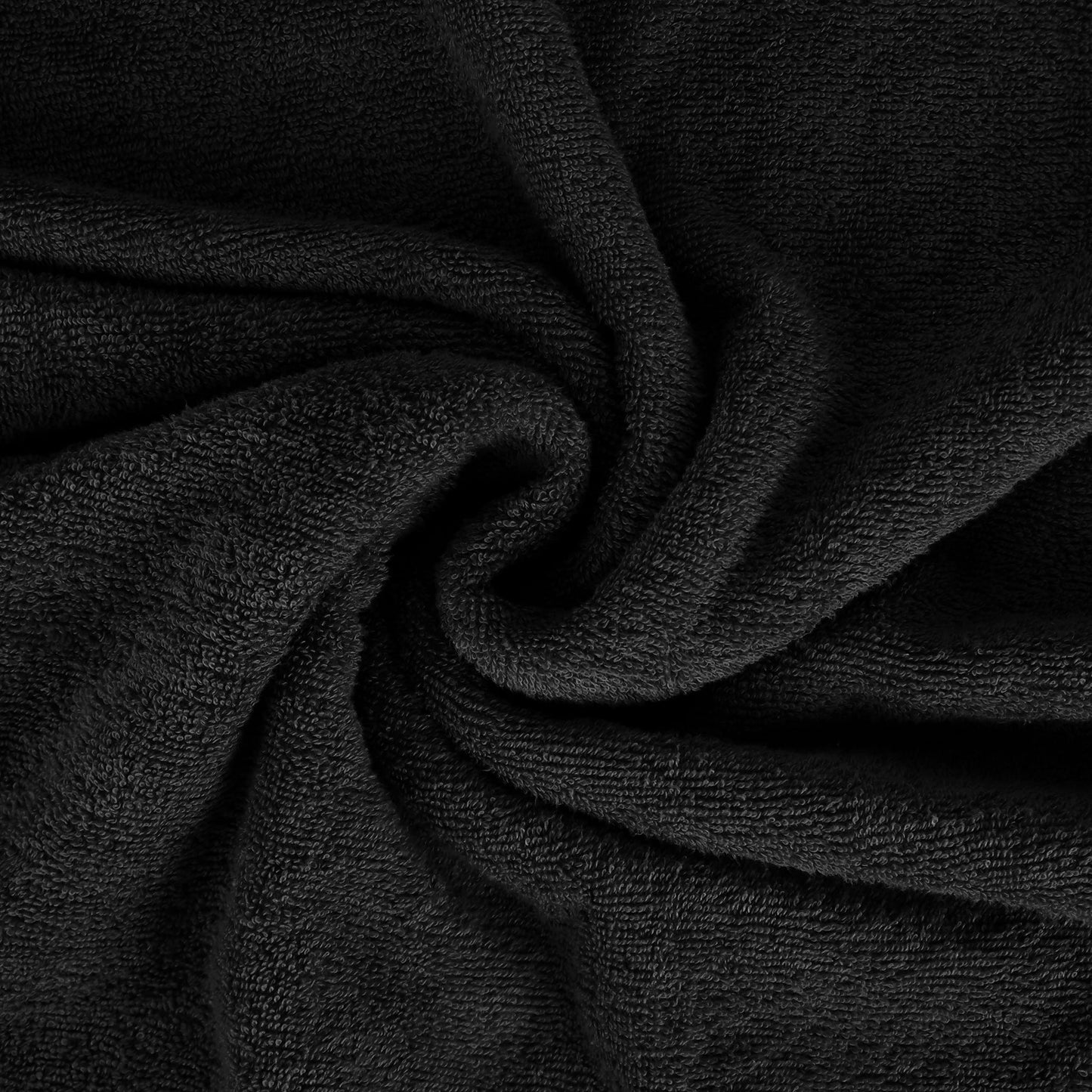 Casabella Pack of 3 Super Jumbo Extra Large Bath Sheet Towels100% Cotton 90cm x 180cm_Black Black