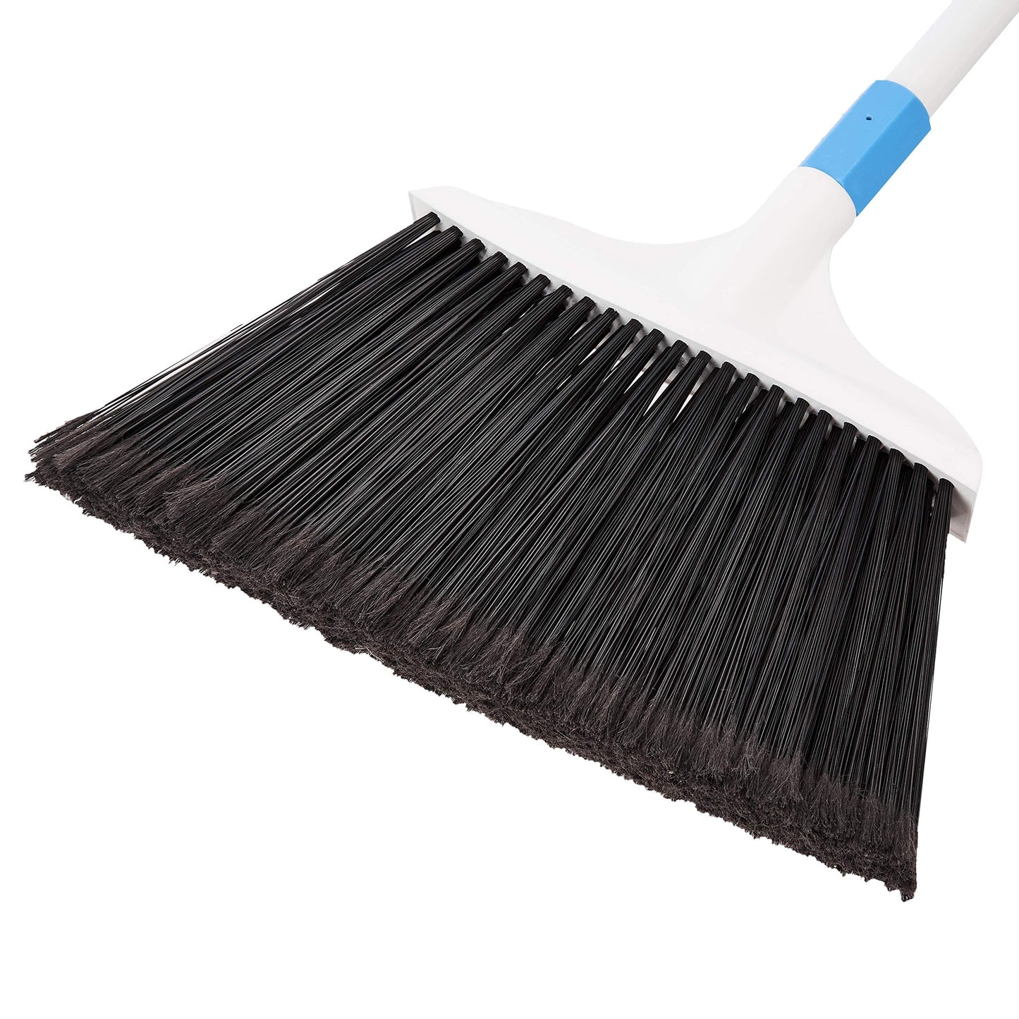 Amazon Basics Heavy-Duty Broom, Blue&White Single