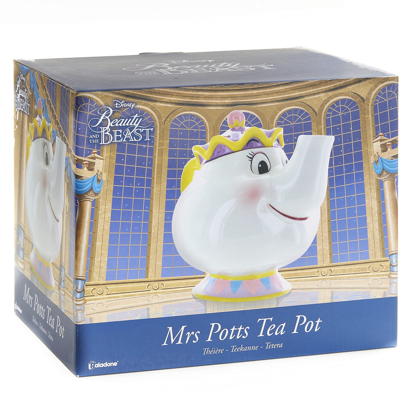 Paladone Mrs. Potts Tea Pot - Beauty and Beast - Officially Licensed Disney Merchandise Mrs Potts