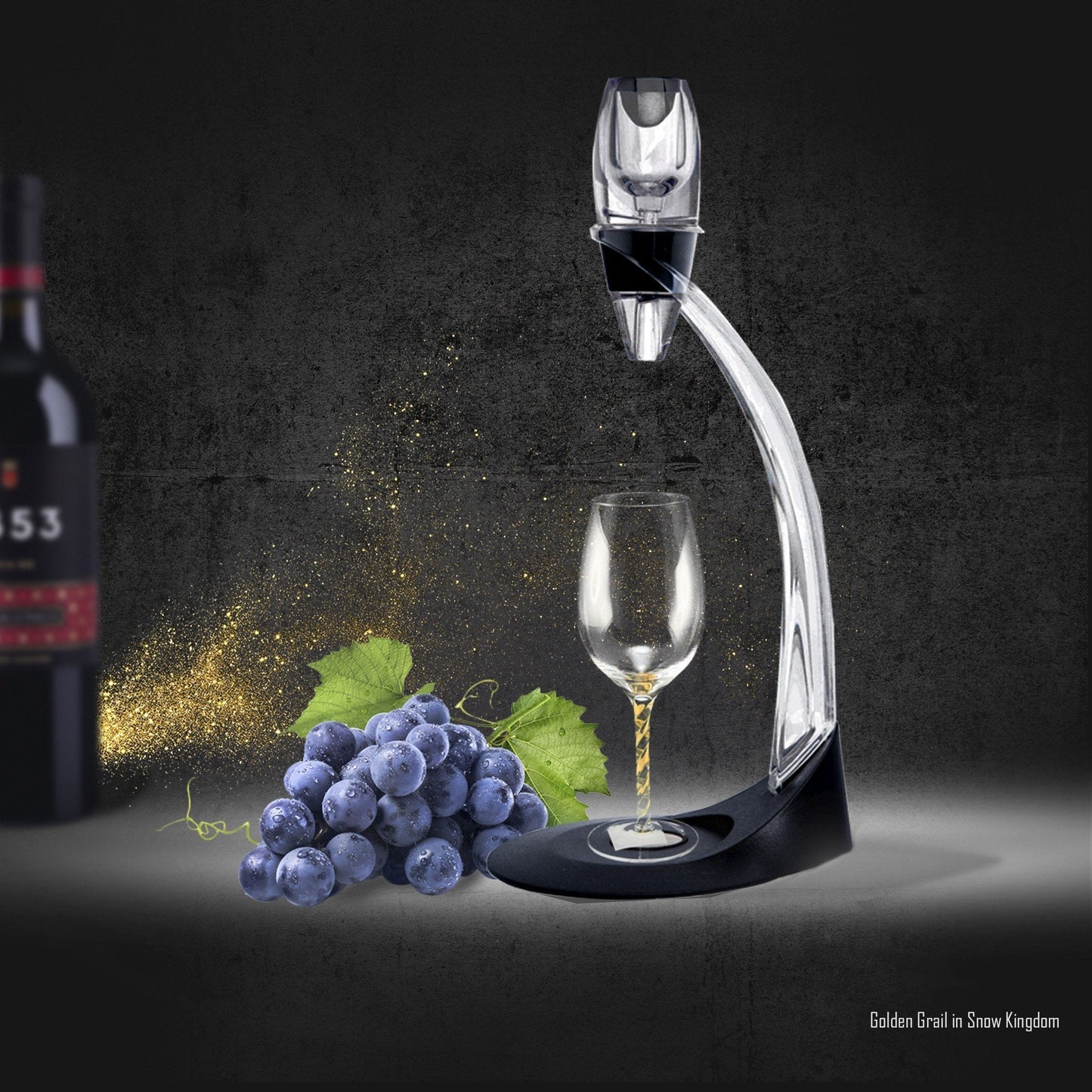 Wine Aerator Wine Decanter - ASOG Wine Decanting Jug with Tower Set and Wine Accessories, Ideal Wine Gift Set