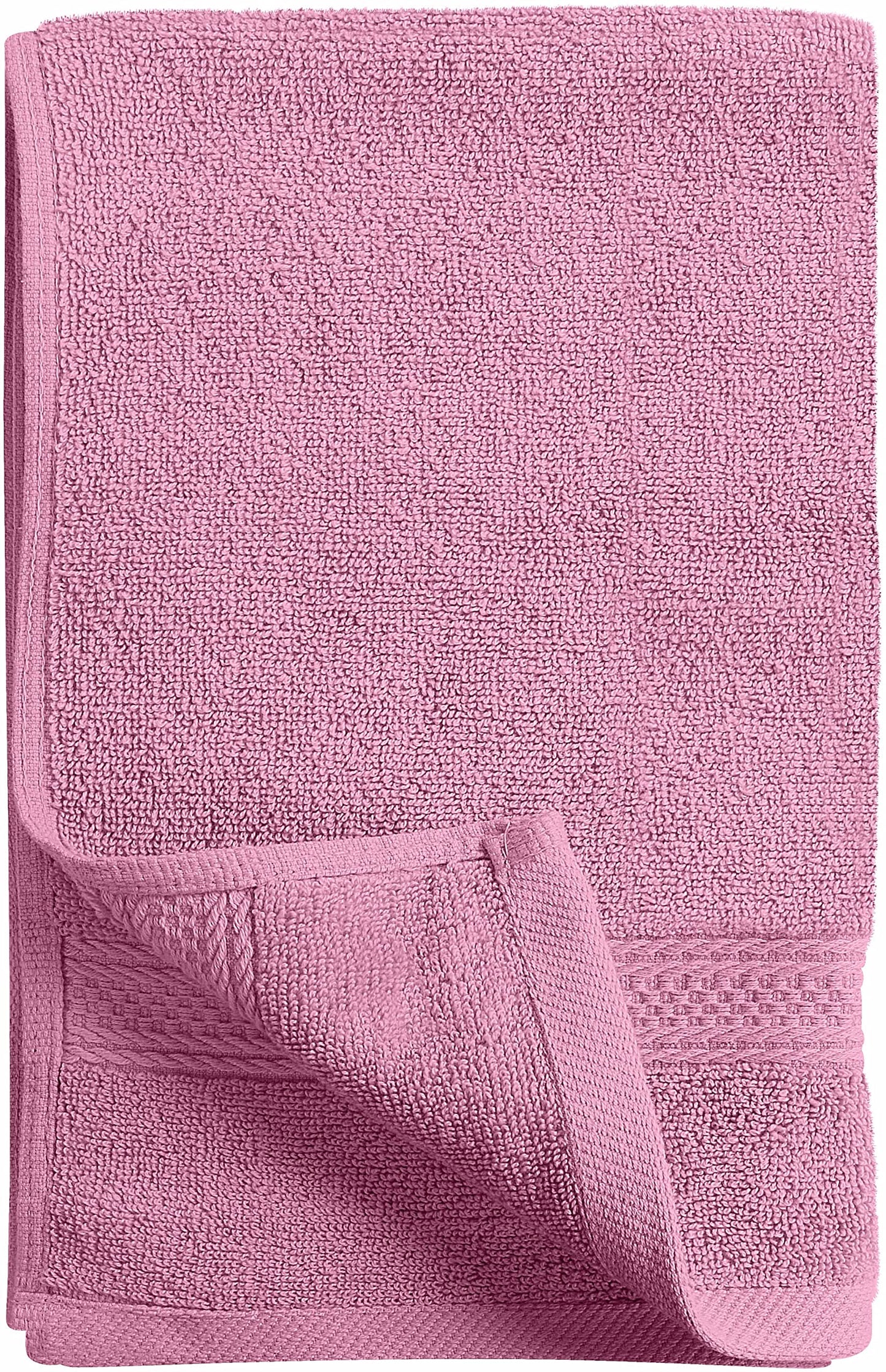 Utopia Towels - Premium Hand Towels - 100% Combed Ring Spun Cotton, Ultra Soft and Highly Absorbent, Extra Large Thick Hand towels 41 x 71 cm, Hotel & Spa Quality Hand Towels (6-Pack) (Pink) Pink